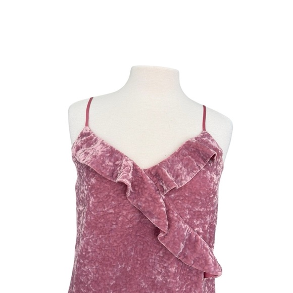 J Crew Scalloped Cami Pink Top Size Small - Picture 2 of 9